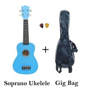 Belear FT-UK-21 Spruce Blue Soprano Ukulele With Bag